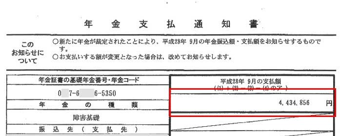 水野様の支払通知書