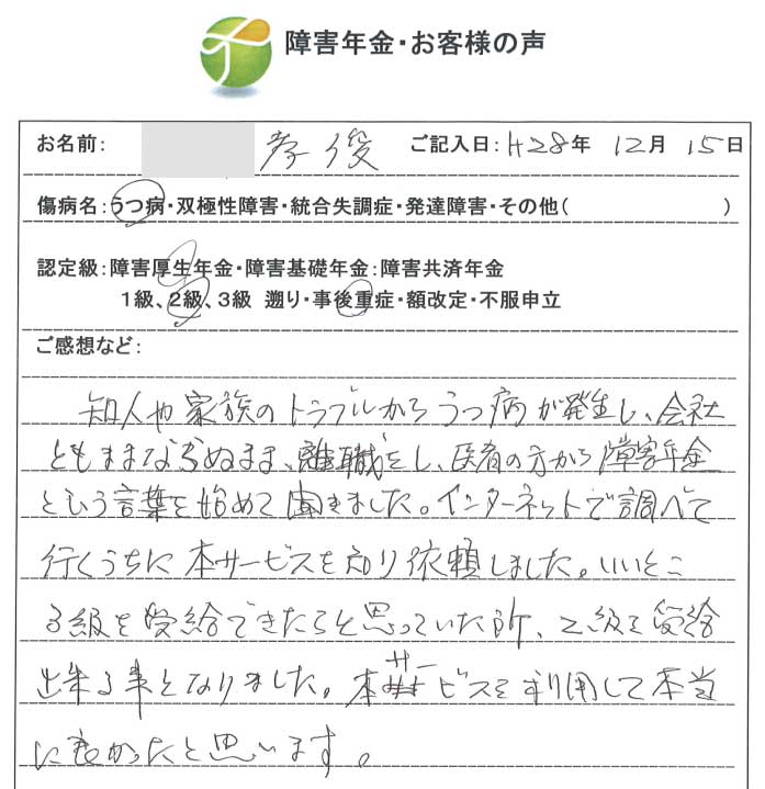 孝俊様のご依頼から申請までの経過