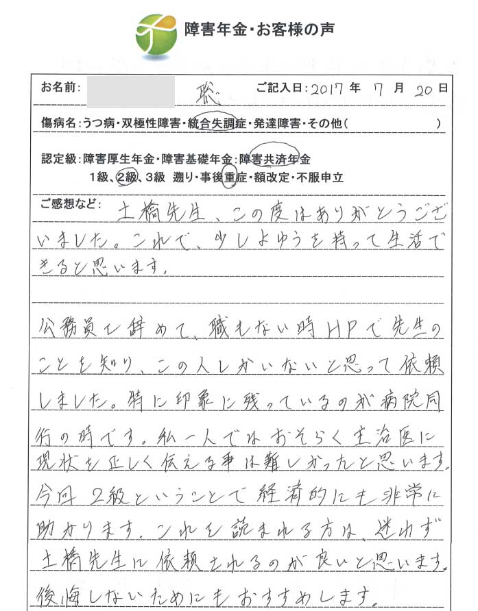 聡様のご依頼から申請までの経過