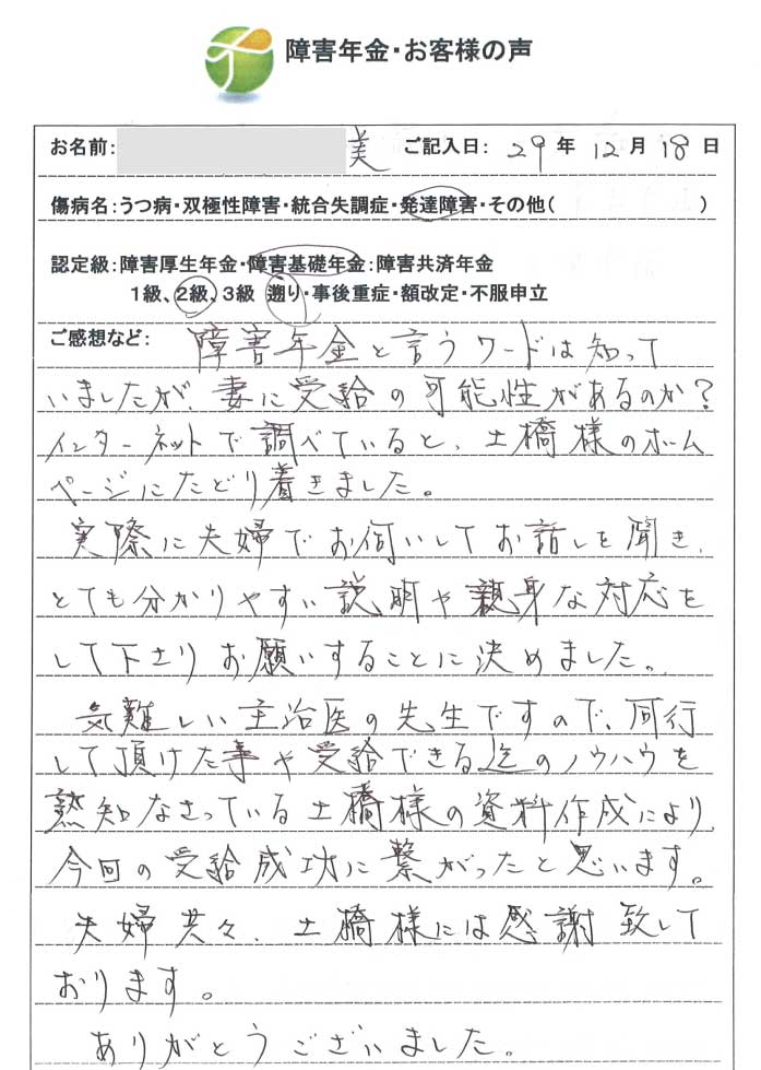 美様のご依頼から申請までの経過