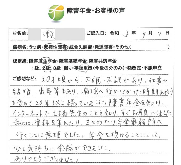 瀬様のご依頼から申請までの経過