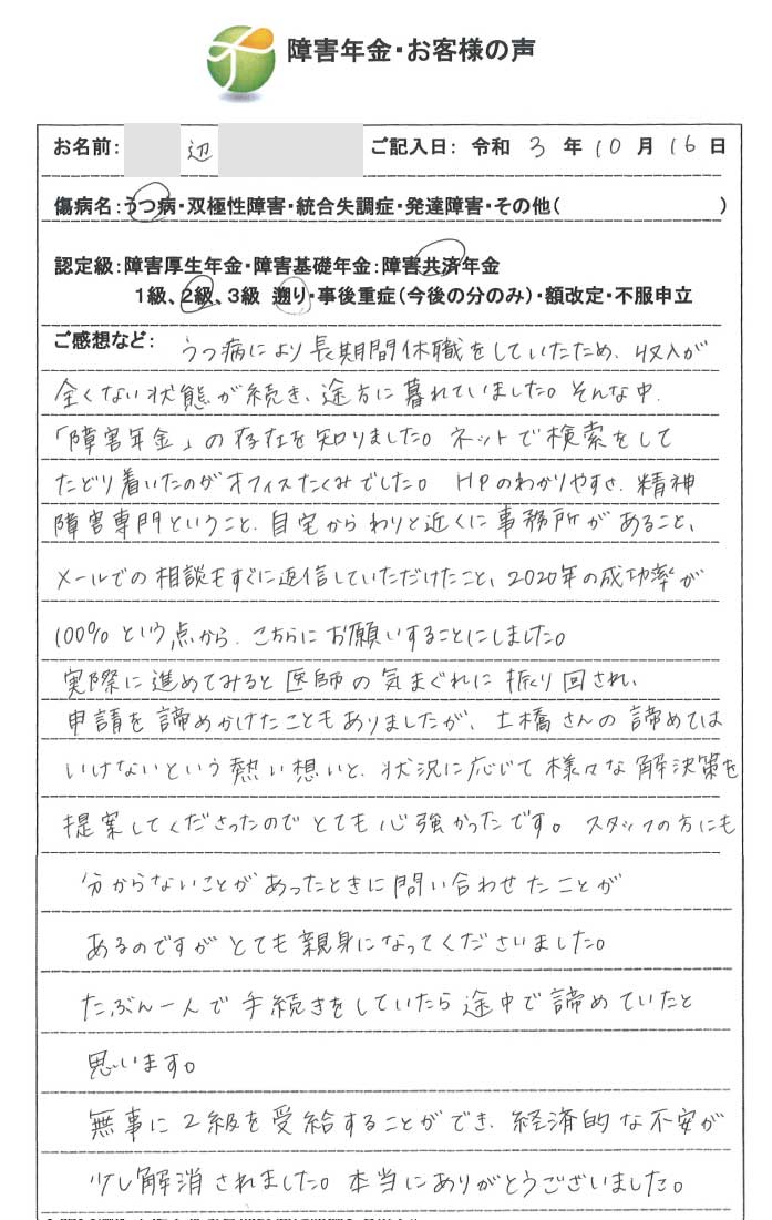 辺様のご依頼から申請までの経過